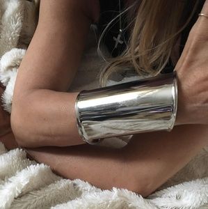 BCBG MAXAZIRA Silver Cuff Bracelet